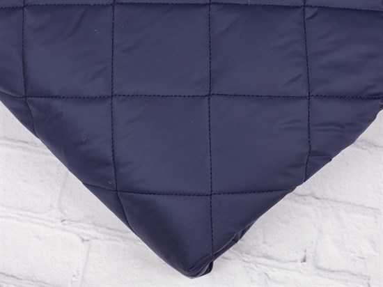 Стежка курточная, ромб, темно-синий - фото 17564