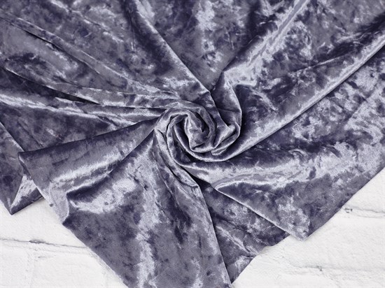 Бархат-креш, цв. серый 10007616