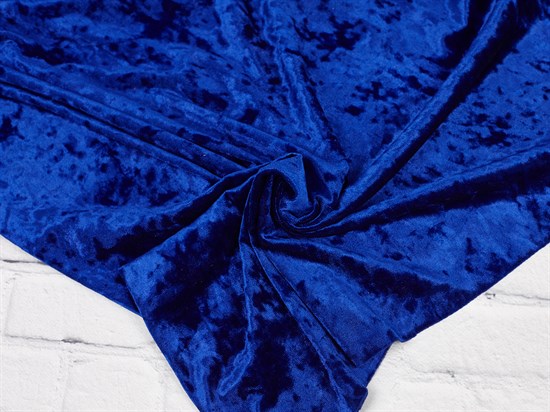 Бархат-креш, цв. электрик 10007629