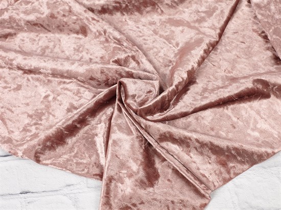 Бархат-креш, цв. пудра 10007614
