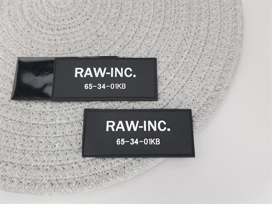 Нашивка  " RAW-INC "(80*35мм) - фото 20138