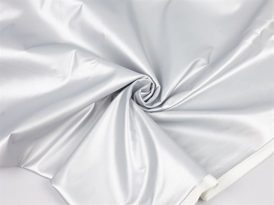 Эко-кожа стрейч на байке, цв. серебро 10009047