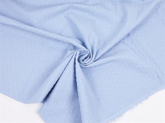 Батист мушка, цв. голубой Уценка 10009169