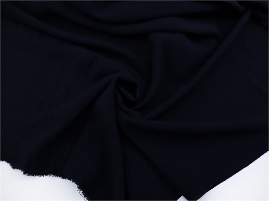 Плательный креп "Манго", цв. темно-синий 10014094