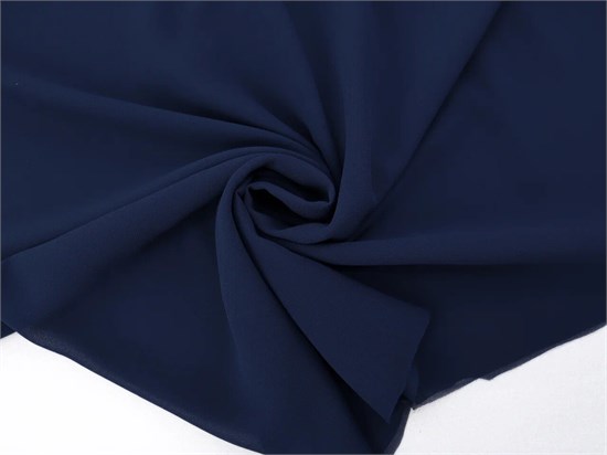 Креп-шифон, цв. темно-синий 10014909