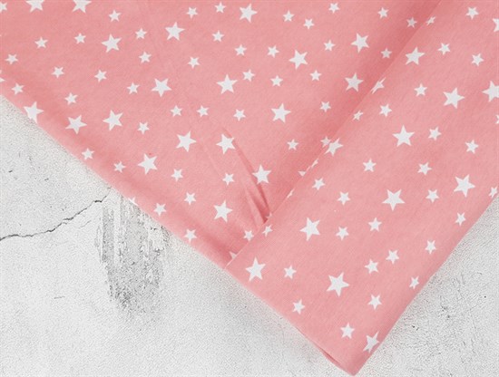 Рибана Белые звёздочки на розовом - фото 7460