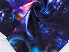 Футер 2х нитка, с лайкрой Космос планеты Футер 2х нитка, с лайкрой Космос планеты