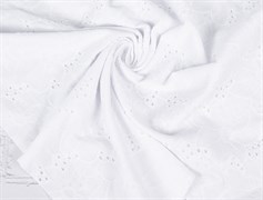 Шитье цветы на белый