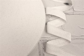 Киперная лента "белый" (15мм) - фото 16171