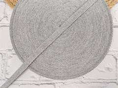 Киперная лента, цв. серый меланж (10мм) - фото 16201
