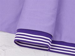 Подвяз трикотажный ,фиолетовый с белыми полосками , ширина 6,5см, длина 140см - фото 18003