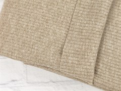 Трикотаж вязанка, лапша крупная, цв. коричневый меланж - фото 18283