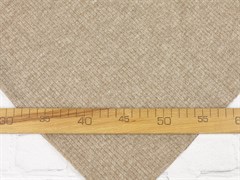 Трикотаж вязанка, лапша крупная, цв. коричневый меланж - фото 18284
