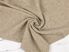 Трикотаж вязанка, лапша крупная, цв. коричневый меланж - фото 18285