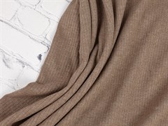 Трикотаж вязанка, лапша крупная, Орех - фото 18371