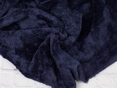 Флис на меху, темно-синий - фото 18592