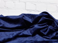 Бархат-креш, цв. темно-синий - фото 18821