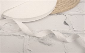 Киперная лента "белый" (10мм) - фото 18910