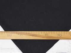 Трикотаж вязанка, лапша мелкая, цв.черный - фото 19204