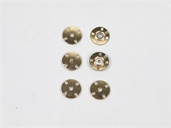 Кнопка пришивная,декоративная, металл цв. золото, диаметр 20мм - фото 19300