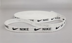 Киперная лента, цв. белая, "NIKE", 10мм 10006962