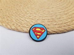 Нашивка резиновая, SUPERMAN(30*30мм)