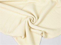 Трикотаж вязаный WAVE, цв. крем-брюле 10008841