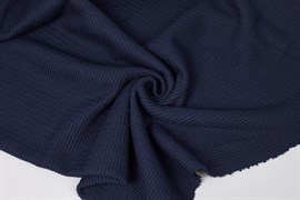 Трикотаж вязаный WAVE, цв. темно-синий 10008851