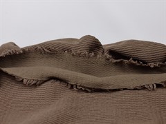 Трикотаж вязаный WAVE, цв. шоколад - фото 24625