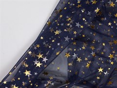 Фатин звезды, темно-синий - фото 24839