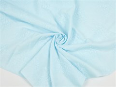 Шитье на батисте "Цветы", цв. ментол 10009208