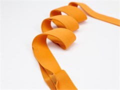 Резинка боксерная с двойным краем для окантовки, цв.морковный, 40мм 10009085
