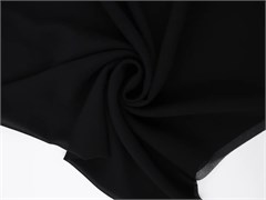 Креп-шифон, цв. черный 10008370