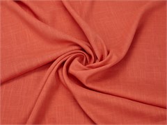 Лен с вискозой, цв. коралловый 10016005