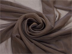 Органза матовая, цв. коричневый 10015521