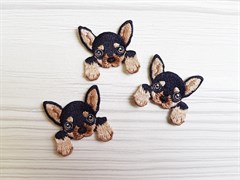 Термоаппликация, Той-терьер 10002344