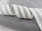 Резинка тканая белая с люрексом,Серебро - фото 10827