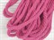 Шнур крученый, 100% хлопок, 8мм, ярко-розовый - фото 12833