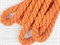 Шнур крученый, 100% хлопок, 15мм, оранжевый - фото 12851