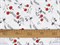 Муслин принт,мелкие  цветы красные - фото 15315