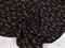 Штапель твил, Цветы на черном - фото 16624