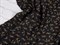 Штапель твил, Цветы на черном - фото 16625