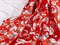 Мех велюр Снежный узор варак, цв. красный - фото 17721