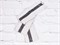 Подвяз трикотажный, серые с черной полосой-люрекс, ш. 7,5см, д. 120см - фото 17835