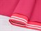 Подвяз трикотажный, розовый неон с белыми полосками, ширина 6,5см, длина 140см - фото 17995