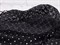 Сетка с флоком ромбы, черный - фото 18007