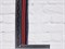 Подвяз трикотажный, темно-синий с красным(2 полосы), ш. 4см, д. 140см - фото 18116