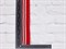 Подвяз трикотажный, красный + ч/б полоски, ш. 4см, д. 120см - фото 18153