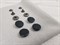 Кнопки Альфа 17мм фигурная, черный восьмиугольник (10шт) - фото 18208