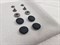 Кнопки Альфа 17мм фигурная, черный матовый (10шт) - фото 18210